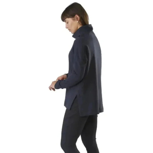 Arc'teryx Laina Cowl Neck Sweater in Heathered Rust Medium - Picture 10 of 16